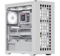 Корпус AeroCool D502A-G-WT-v1 (ACCM-DS02043.21) White без БП