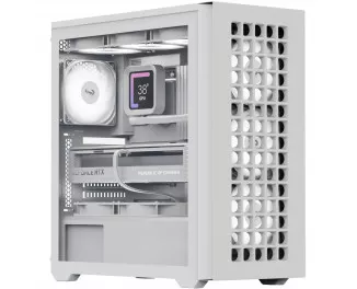 Корпус AeroCool D502A-G-WT-v1 (ACCM-DS02043.21) White без БП