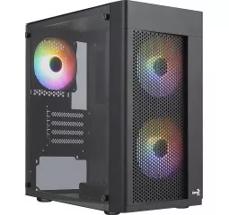 Корпус AeroCool Hexform-G-BK-v2 (ACCS-PV38033.11) Black без БП