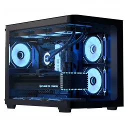 Корпус AeroCool P300C-G-BK-v1 (ACCS-PN02033.11) Black без БП