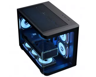 Корпус AeroCool P300C-G-BK-v1 (ACCS-PN02033.11) Black без БП