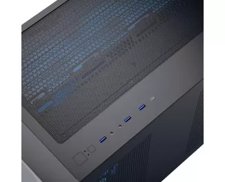 Корпус AeroCool P300C-G-BK-v1 (ACCS-PN02033.11) Black без БП