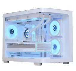 Корпус AeroCool P300C-G-WT-v1 (ACCS-PN02033.21) White без БП