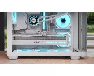 Корпус AeroCool P300C-G-WT-v1 (ACCS-PN02033.21) White без БП