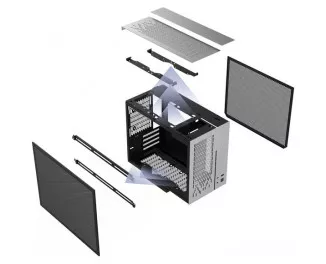 Корпус ALmordor Seiya 180 Black (ALS180MBK) без БЖ