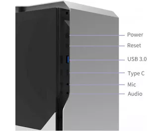 Корпус ALmordor SilverLining 160G ITX Silver (ALSL160GISL) без БП