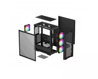 Корпус DeepCool CC560 Mesh V2 Black (R-CC560-BKAMA4-G-2) без БП