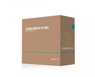 Корпус DeepCool CC560 Mesh V2 White (R-CC560-WHAMA4-G-2) без БП