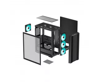 Корпус DeepCool CC560 V2 Black (R-CC560-BKGAA4-G-2) без БП