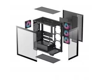 Корпус DeepCool CG580 4F Black (R-CG580-BKADA4-G-1) без БП
