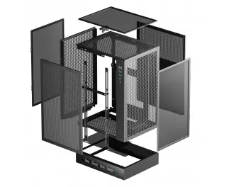 Корпус DeepCool CH170 Digital Black (R-CH170-BKNPI0D-G-1) без БП