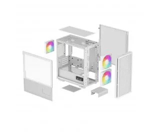 Корпус DeepCool CH360 Digital White (R-CH360-WHAPE3D-G-1) без БП