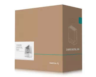 Корпус DeepCool CH690 Digital White (R-CH690-WHNNA0D-G-1) без БП