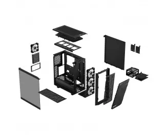 Корпус Fractal Design Meshify 2 Compact RGB Black TG Light Tint (FD-C-MES2C-06)