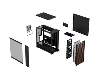 Корпус Fractal Design North XL Charcoal Black TG Dar (FD-C-NOR1X-02)