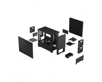 Корпус Fractal Design Pop Mini Silent Black Solid (FD-C-POS1M-01)
