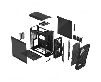 Корпус Fractal Design Torrent Compact Black TG Dark Tint (FD-C-TOR1C-01)