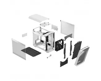 Корпус Fractal Design Torrent Nano White TG Clear Tint (FD-C-TOR1N-03)