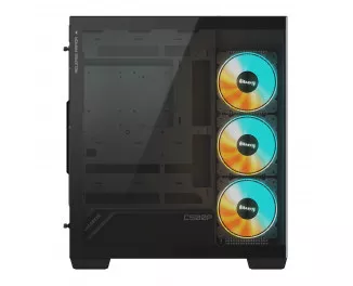 Корпус Gigabyte AORUS C500 Panoramic Stealth Tempered Glass Black без БЖ (GB-C500P ST)