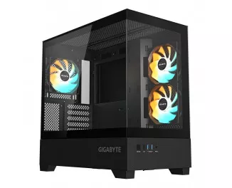 Корпус Gigabyte C201 Panoramic Tempered Glass Black без БП (GB-C201P)
