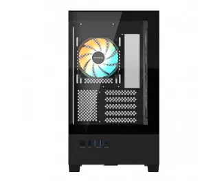 Корпус Gigabyte C201 Panoramic Tempered Glass Black без БЖ (GB-C201P)