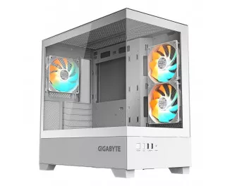 Корпус Gigabyte C201 Panoramic Tempered Glass Ice без БП (GB-C201PI)