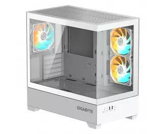 Корпус Gigabyte C201 Panoramic Tempered Glass Ice без БЖ (GB-C201PI)