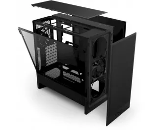 Корпус NZXT H5 Flow Black (CC-H52FB-01) без БП