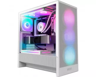 Корпус NZXT H5 Flow RGB White (CC-H52FW-R1) без БП