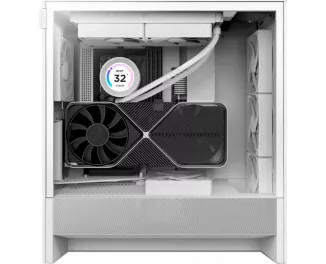 Корпус NZXT H5 Flow White (CC-H52FW-01) без БП