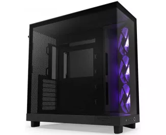 Корпус NZXT H6 Flow RGB All Black (CC-H61FB-R1)