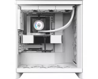 Корпус NZXT H7 Flow White (CM-H72FW-01) без БЖ