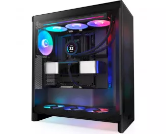 Корпус NZXT H7 RGB All Black (CM-H72FB-R1) без БП