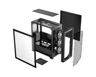 Корпус PcCOOLER CPS C3D510 BK ARGB (C3D510-BKP3-GL)