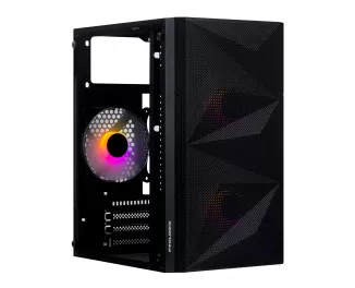 Корпус Prologix E113 Tempered Glass&Mesh Black