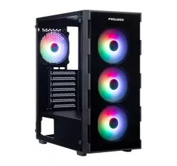Корпус Prologix E114 Tempered Glass Black