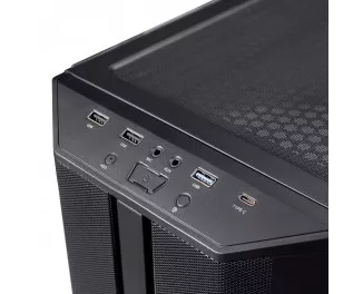 Корпус Prologix E122 Tempered Glass&Mesh Black