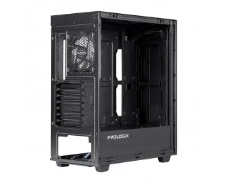Корпус Prologix E122 Tempered Glass&Mesh Black