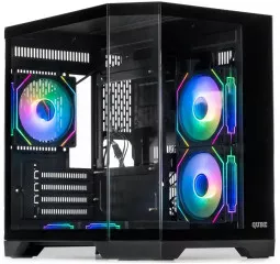 Корпус QUBE Crystal ARGB Black без БП (CRYSTAL_GBNU3)