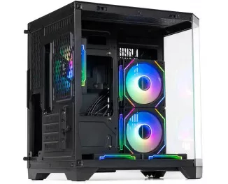 Корпус QUBE Crystal ARGB Black без БП (CRYSTAL_GBNU3)