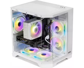 Корпус QUBE Crystal ARGB White без БП (CRYSTAL_GWNU3)