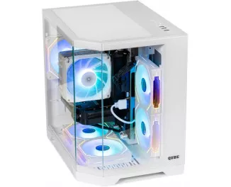 Корпус QUBE Crystal ARGB White без БП (CRYSTAL_GWNU3)