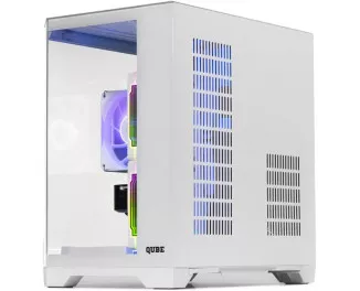 Корпус QUBE Crystal ARGB White без БП (CRYSTAL_GWNU3)