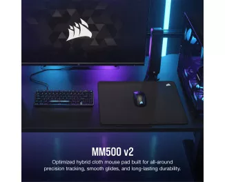 Коврик для мыши Corsair MM500 v2 Hybrid Cloth Gaming Mouse Pad - Large (CH-941B161-WW)