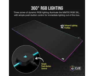 Коврик для мыши Corsair MM700 RGB Gaming Mouse Pad - Extended 3XL (CH-9417080-WW)