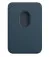 Кожаный чехол-бумажник Apple iPhone Leather Wallet with MagSafe для iPhone Baltic Blue (MHLQ3)