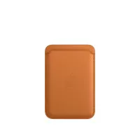 Кожаный чехол-бумажник Apple iPhone Leather Wallet with MagSafe для iPhone Golden Brown (MM0Q3)