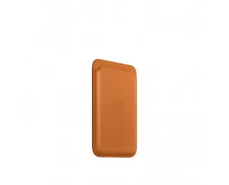 Шкіряний чохол-гаманець Apple iPhone Leather Wallet with MagSafe для iPhone Golden Brown (MM0Q3)