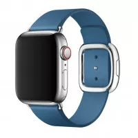 Кожаный ремешок для Apple Watch 38/40/41 mm Apple Modern Buckle Cape Cod Blue - Large (MTQN2)