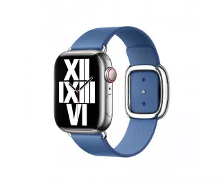 Кожаный ремешок для Apple Watch 38/40/41mm Apple Modern Buckle Azure - Medium (MP8H3)